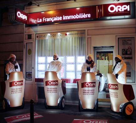 INNOVATION STREET MARKETING : Mobilboard équipe ses gyropodes Segway de vidéo, son et lumières !